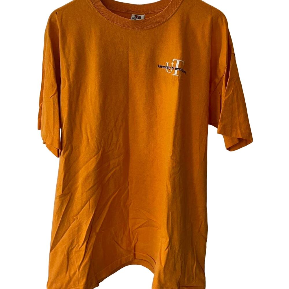 Vintage 90s University of Tennessee Embroidered Single Stitch Shirt Adult XL